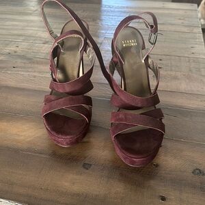 Deep purple Stewart Weitzman heels